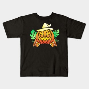 Pumpkins Face Character Kids T-Shirt